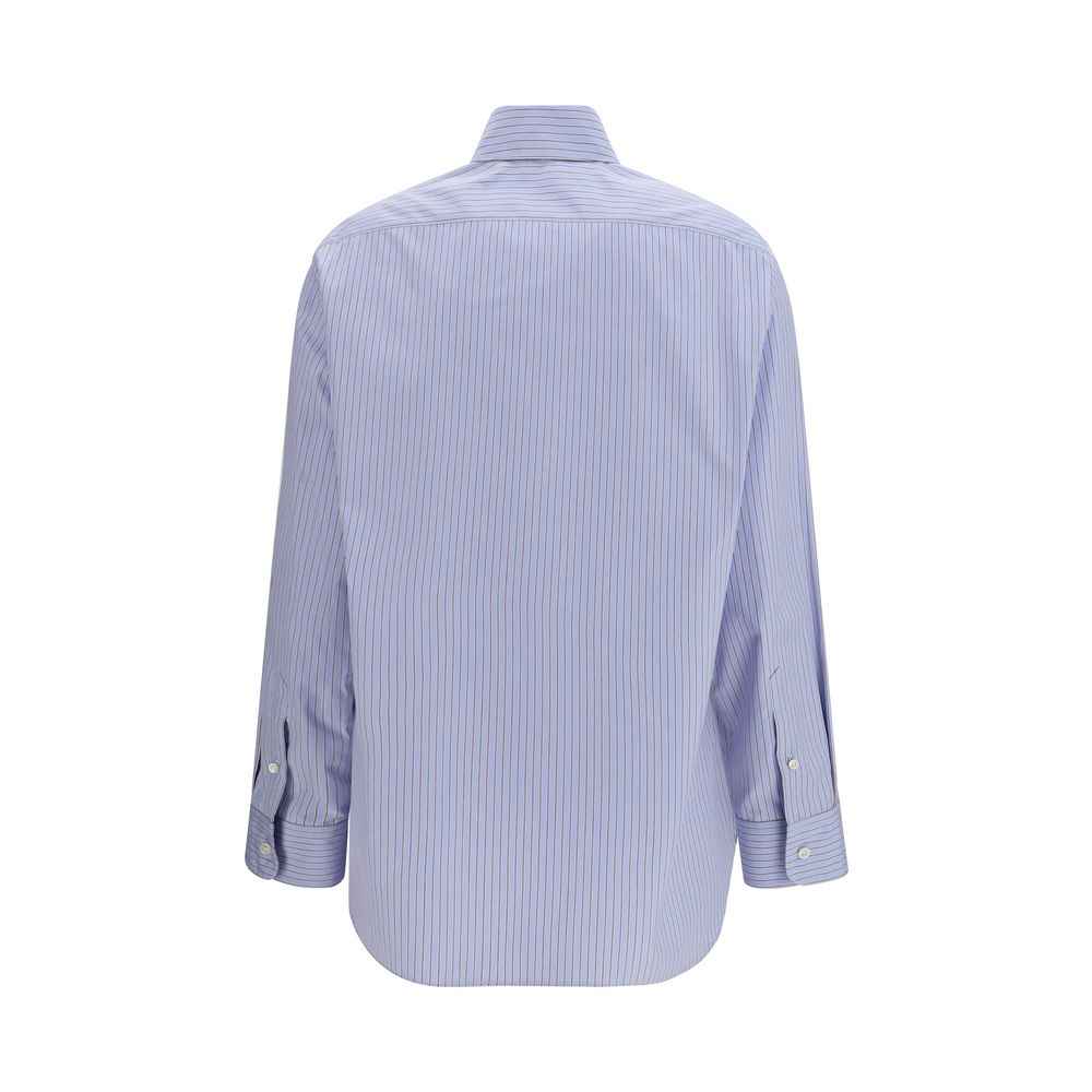The Row Blue Cotton Pattern Shirt