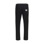 Dolce & Gabbana Black Cotton Slim Fit Jeans