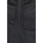 Y-3 Black Cotton Shell Jacket