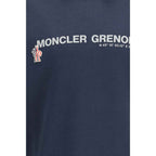 Moncler Grenoble Blue Cotton Sweatshirt