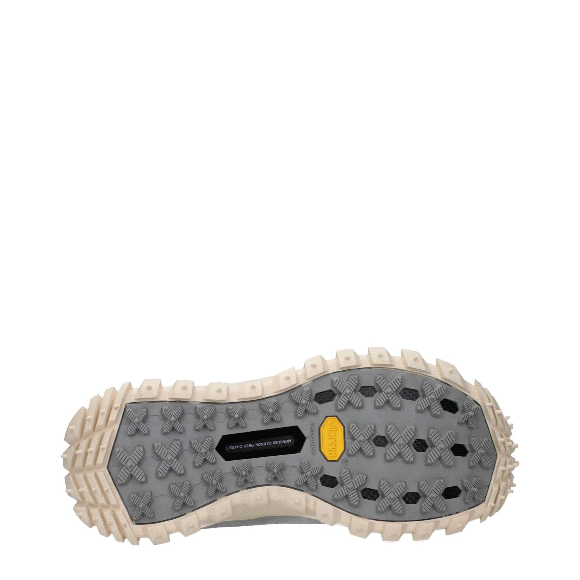 Moncler Gray Fabric Athletic Sneakers