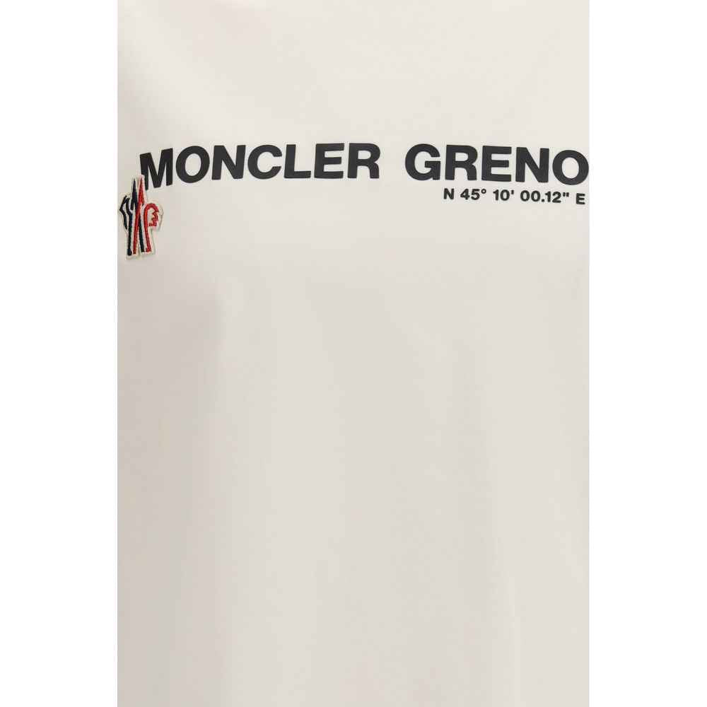 Moncler Grenoble White Cotton T-Shirt