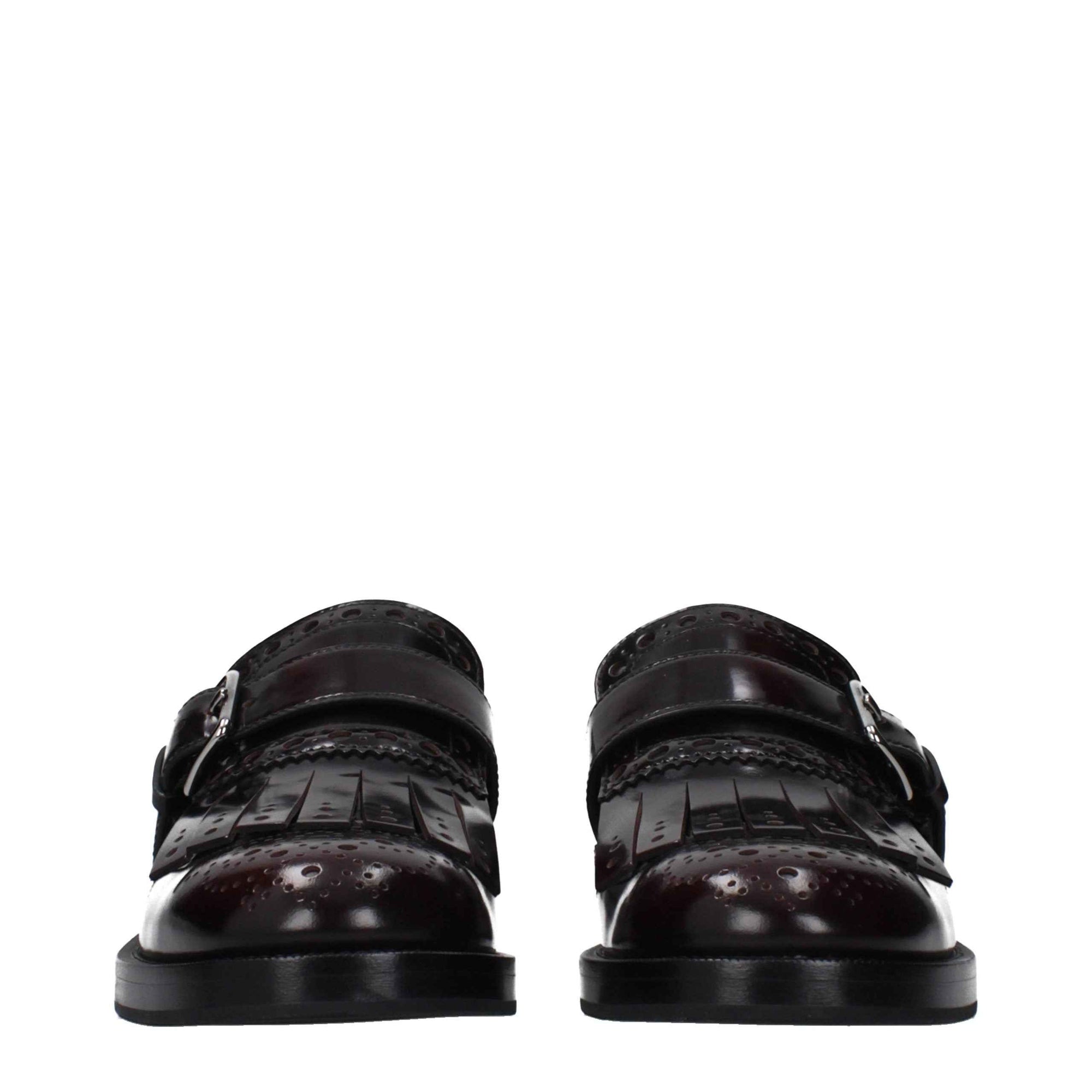 Church's Red Leather Slip-On Loafers