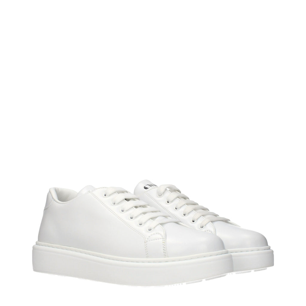 Church's White Leather Low Top Sneakers