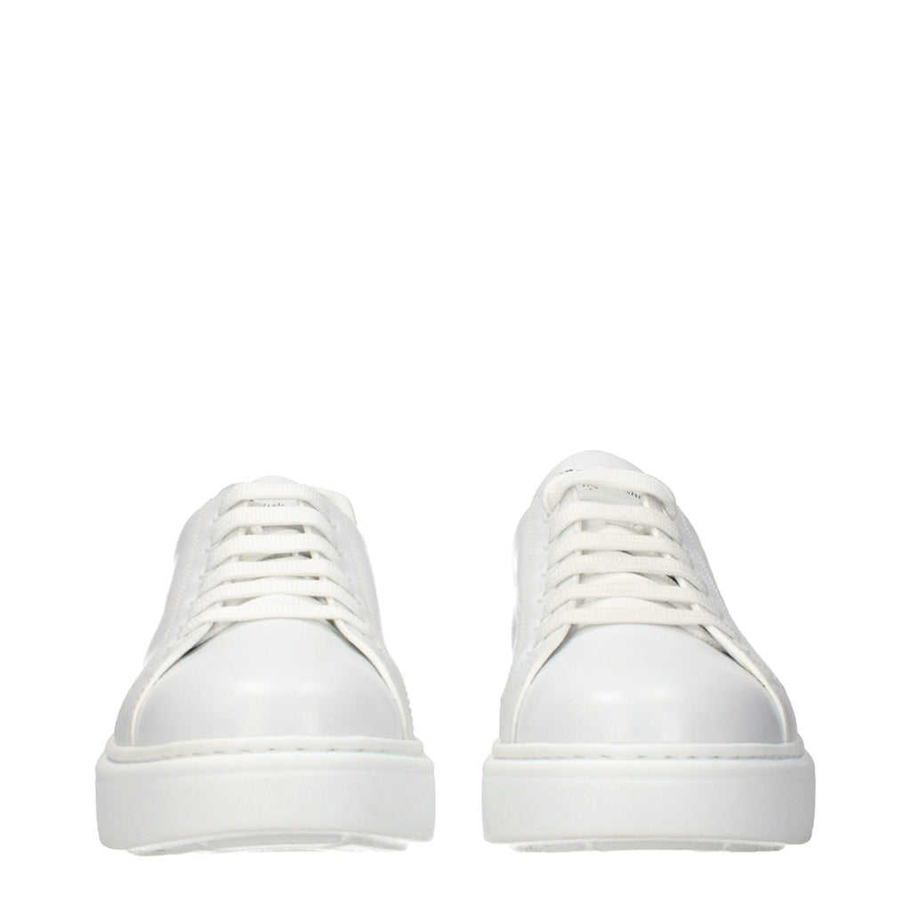 Church's White Leather Low Top Sneakers