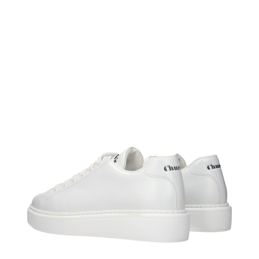 Church's White Leather Low Top Sneakers
