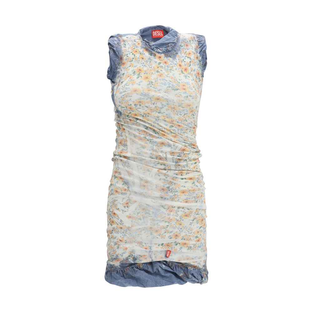 Diesel Multicolor Cotton Casual Dress