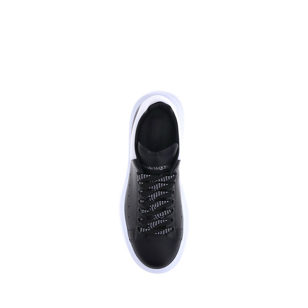 Alexander McQueen Black Calf Leather Bos Taurus Platform Sneakers