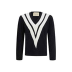 Valentino Black Wool Oves Aries Sweatshirt