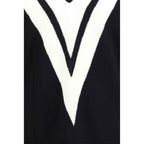Valentino Black Wool Oves Aries Sweatshirt