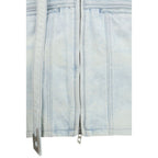 Diesel Blue Cotton Biker Jacket