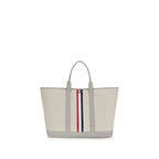 Thom Browne Gray Fabric Shoulder Bag