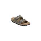 Birkenstock Bicolor Leather Flat Sandals