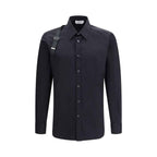 Alexander McQueen Black Cotton Dress Shirt