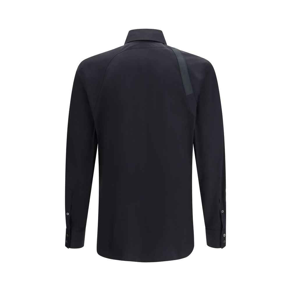 Alexander McQueen Black Cotton Dress Shirt