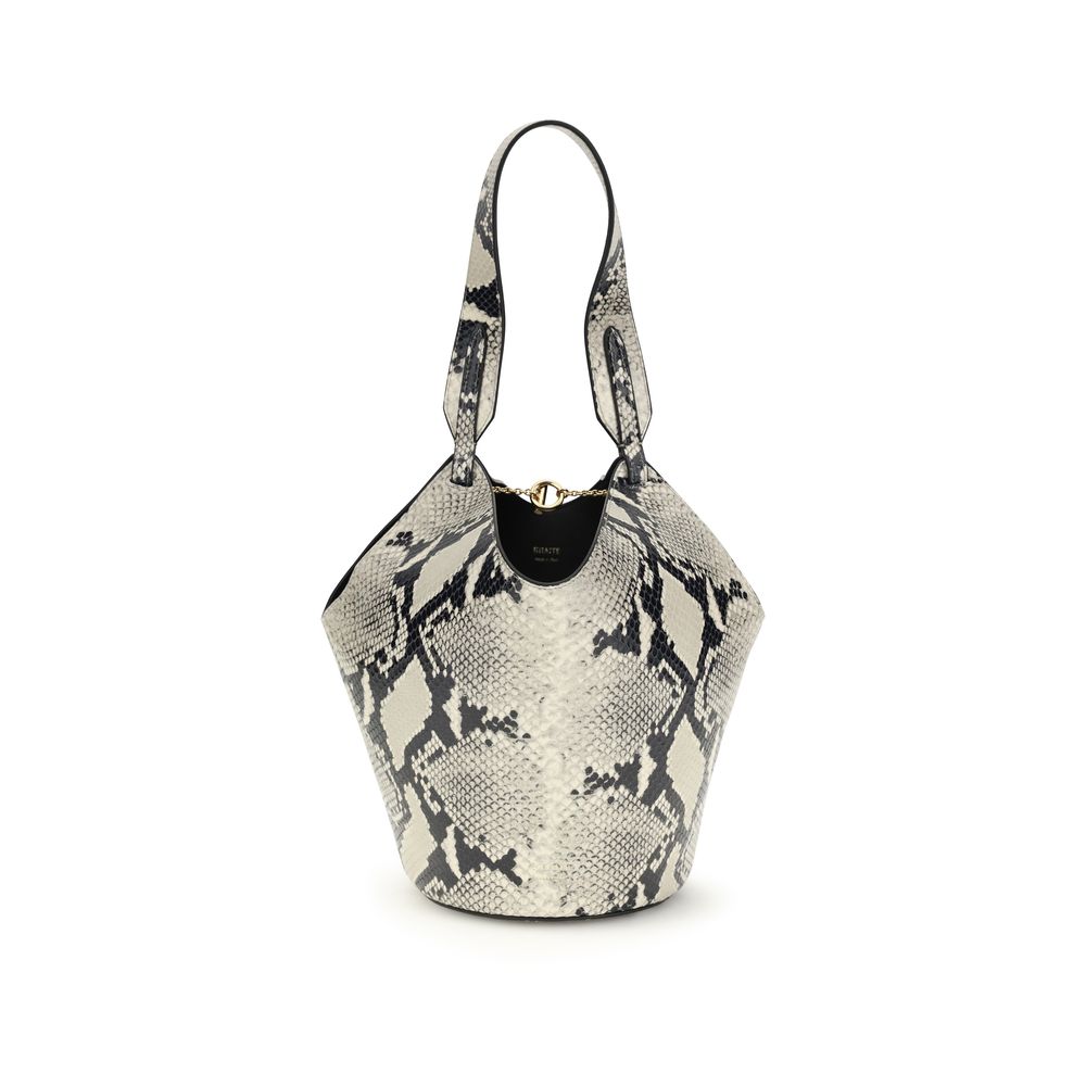 Khaite Multicolor Calf Leather Bos Taurus Shoulder Bag