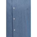 Brooksfield Blue Cotton Shirt