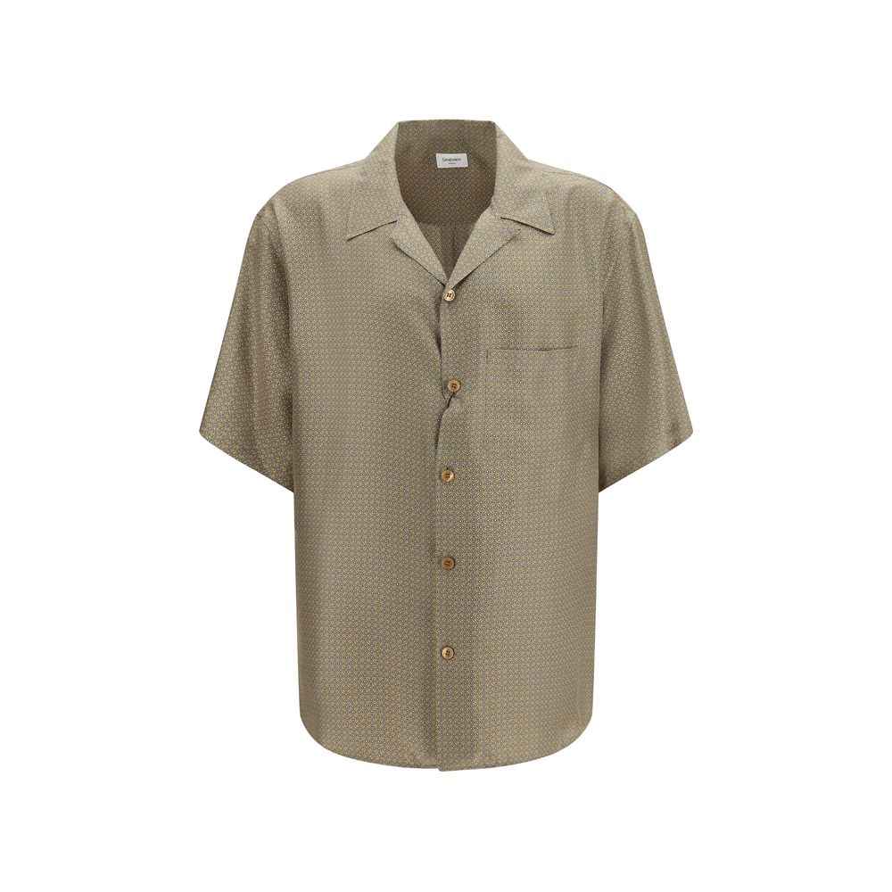 Saint Laurent Multicolor Silk Pattern Shirt