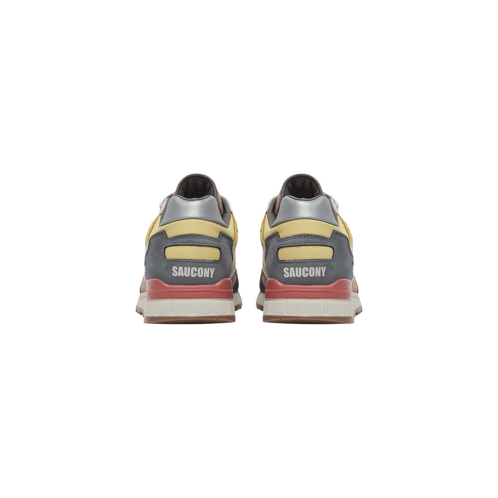 Saucony Beige Suede Leather Low Top Sneakers