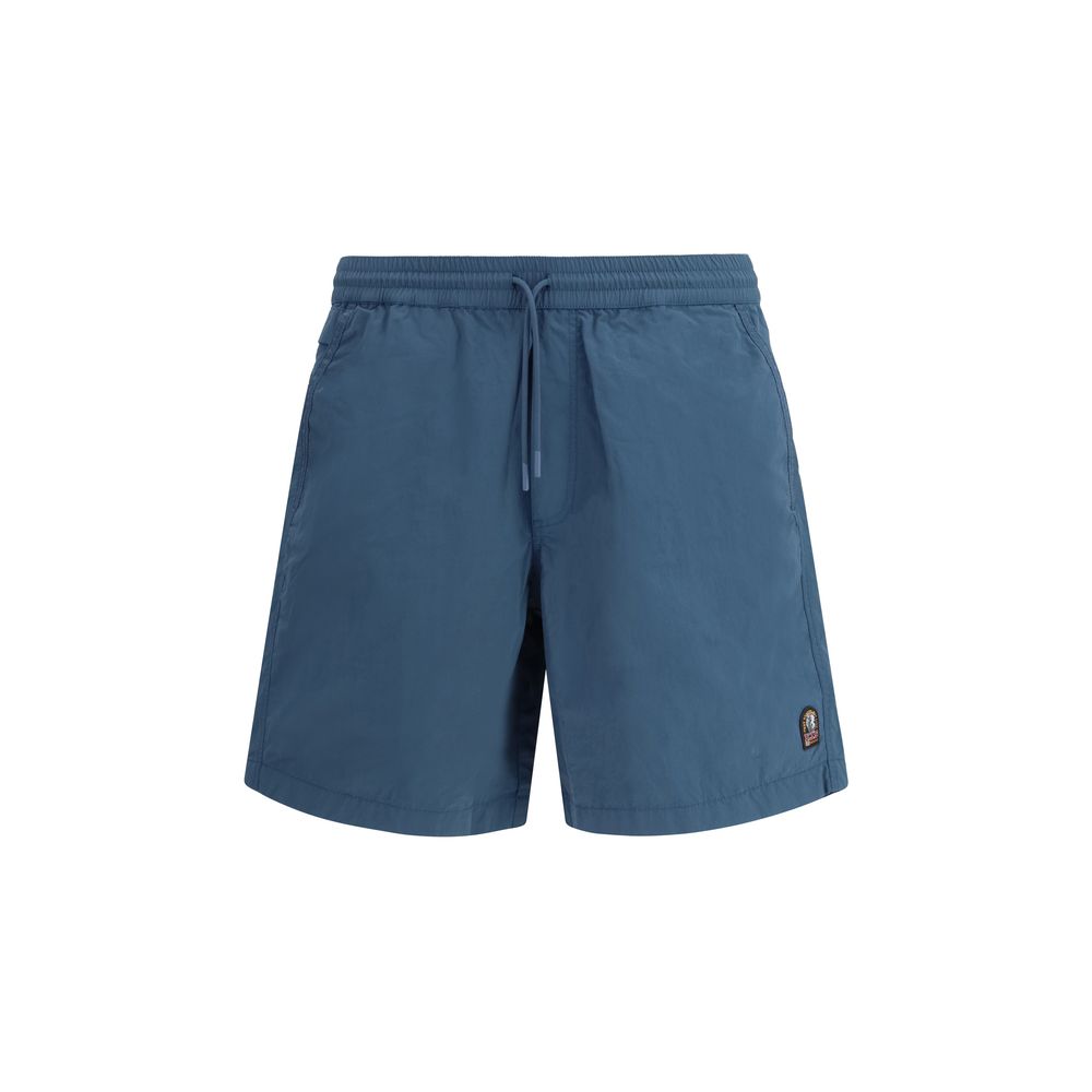 Parajumpers Blue Polyamide Swim Shorts