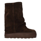 Casadei Brown Leather Ankle Boots