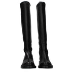Stuart Weitzman Black Leather Over The Knee