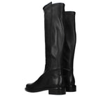 Stuart Weitzman Black Leather Over The Knee