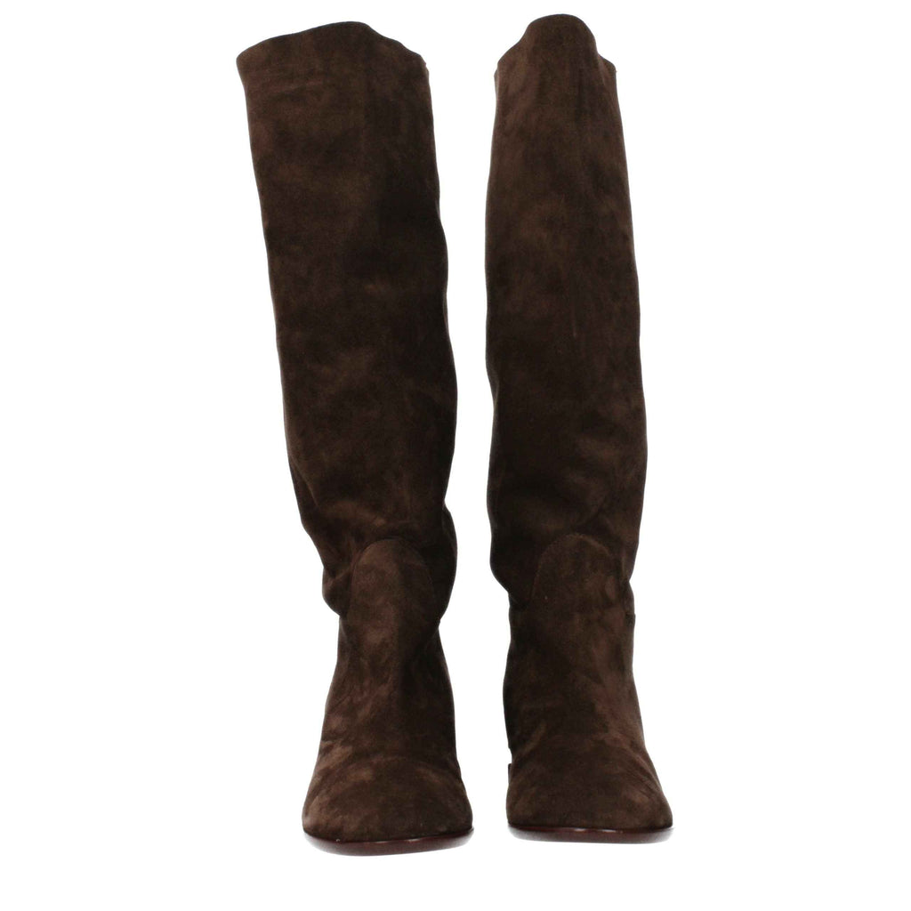Casadei Brown Leather Boots