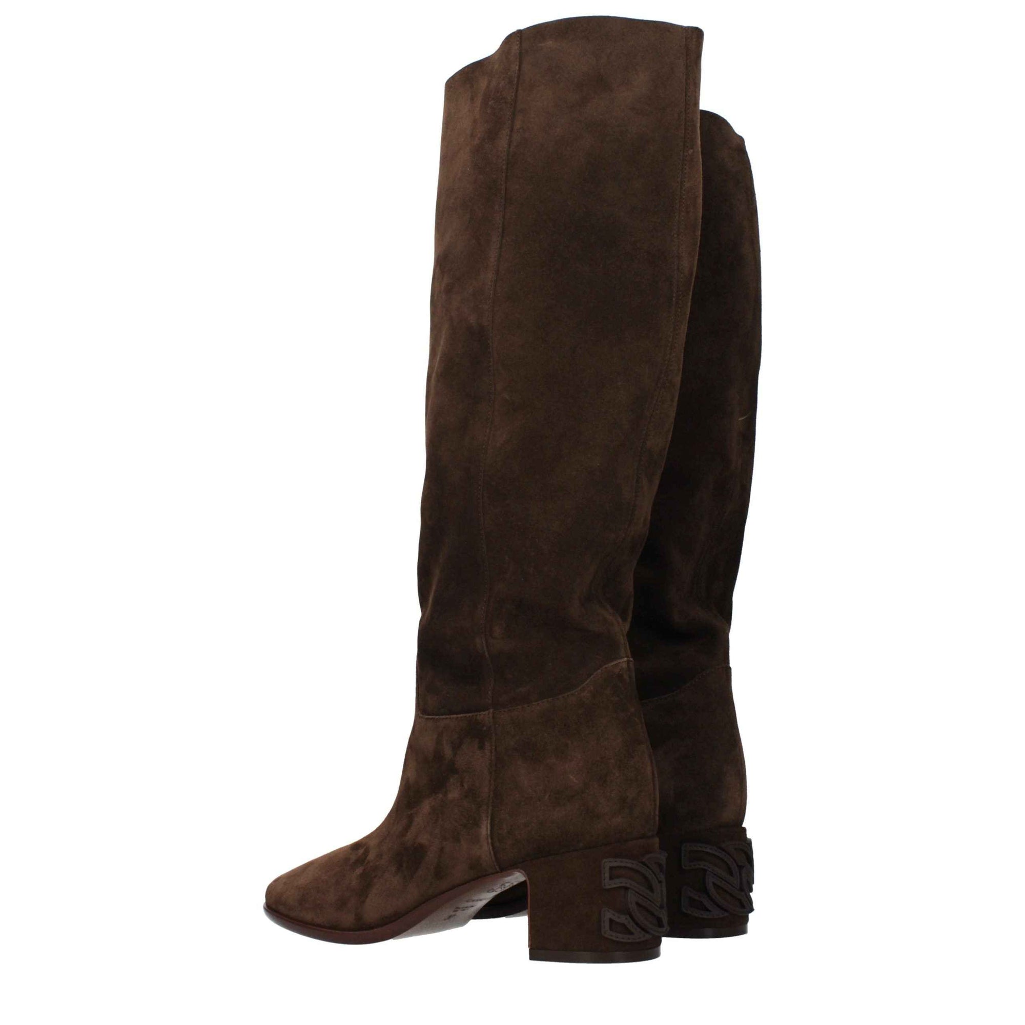 Casadei Brown Leather Boots
