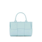 Bottega Veneta Blue Lamb Leather Tote Bag
