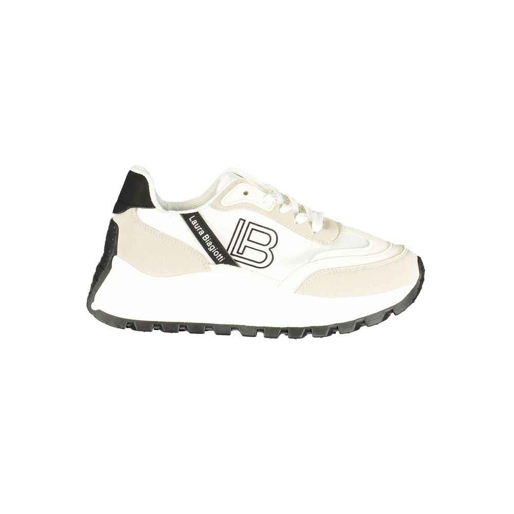 Laura Biagiotti Bianco Polyurethane Women's Sneaker