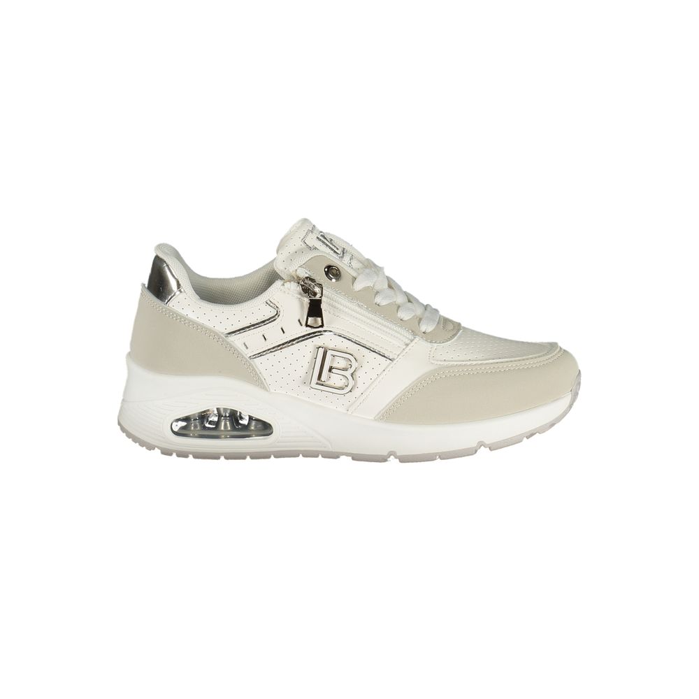 Laura Biagiotti Bianco Poliestere Women Sneaker