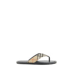 Burberry Multicolor Polyamide Flip-Flop Sandals