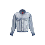 Diesel Blue Cotton Denim Jacket