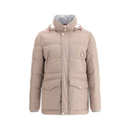 Brunello Cucinelli Beige Cashmere Full-Length Jacket