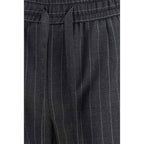 Dolce & Gabbana Gray Wool Oves Aries Casual Pants