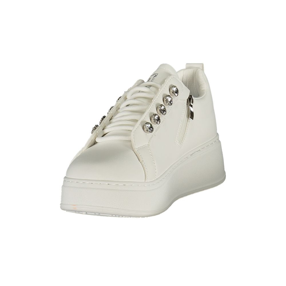 Laura Biagiotti Bianco Polyurethane Women Sneaker