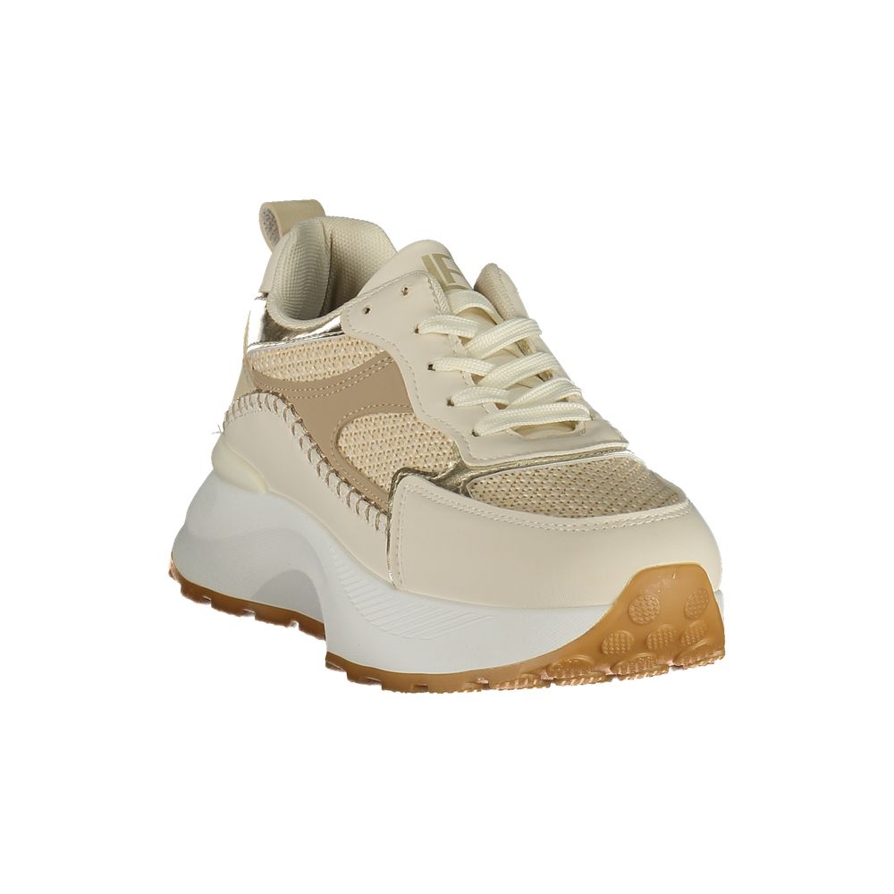 Laura Biagiotti Beige Polyurethane Women's Sneaker