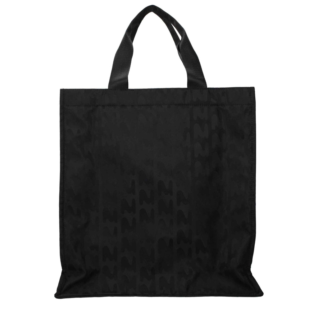 MSGM Black Fabric Handbag