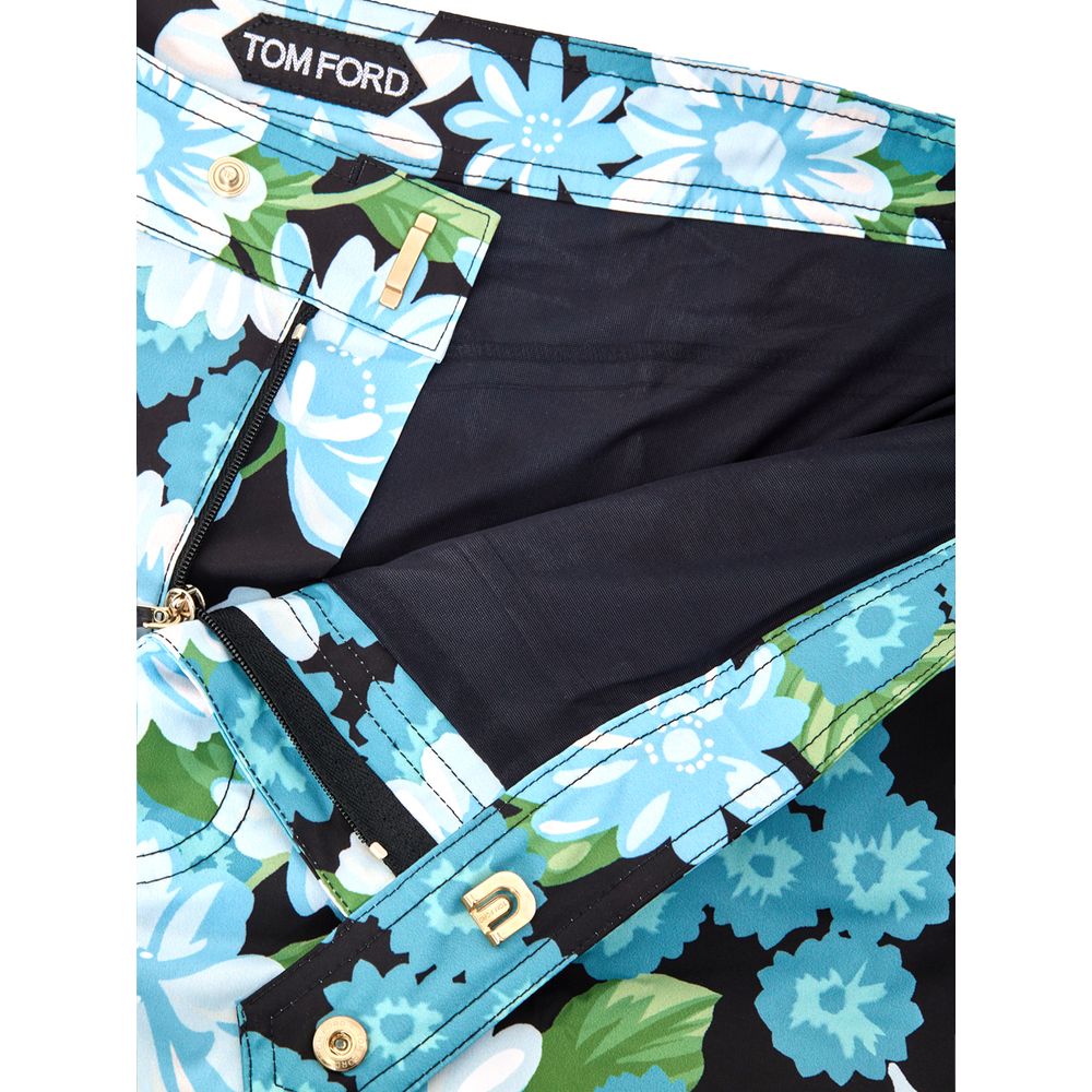 Tom Ford Blue Polyamide Swim Shorts