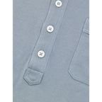 Tom Ford Blue Cotton Polo Shirt