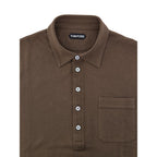 Tom Ford Brown Cotton Polo Shirt