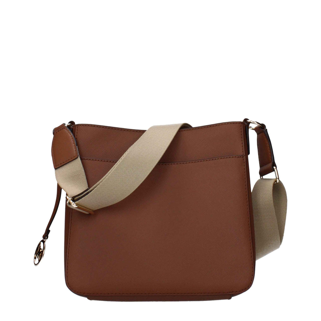 Michael Kors Brown Leather Shoulder Bag