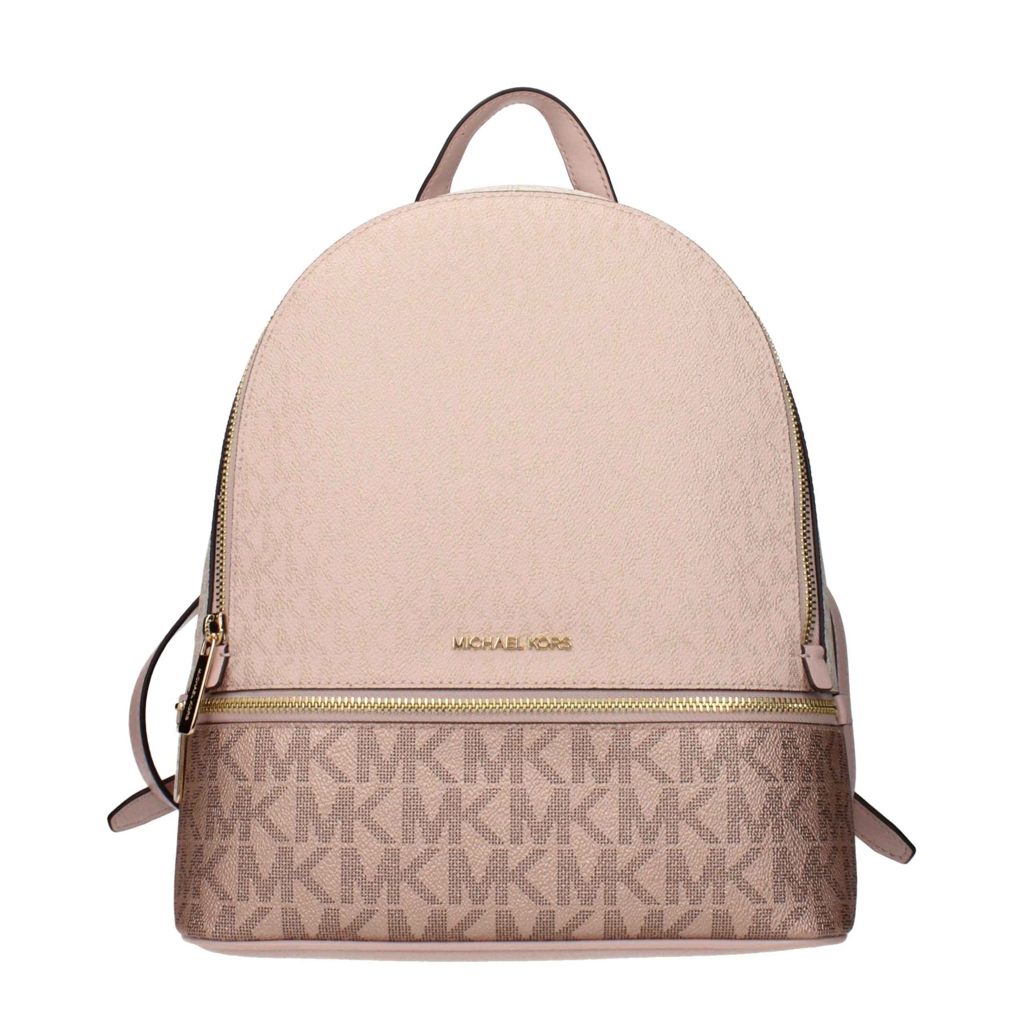 Michael Kors Pink Fabric Backpack