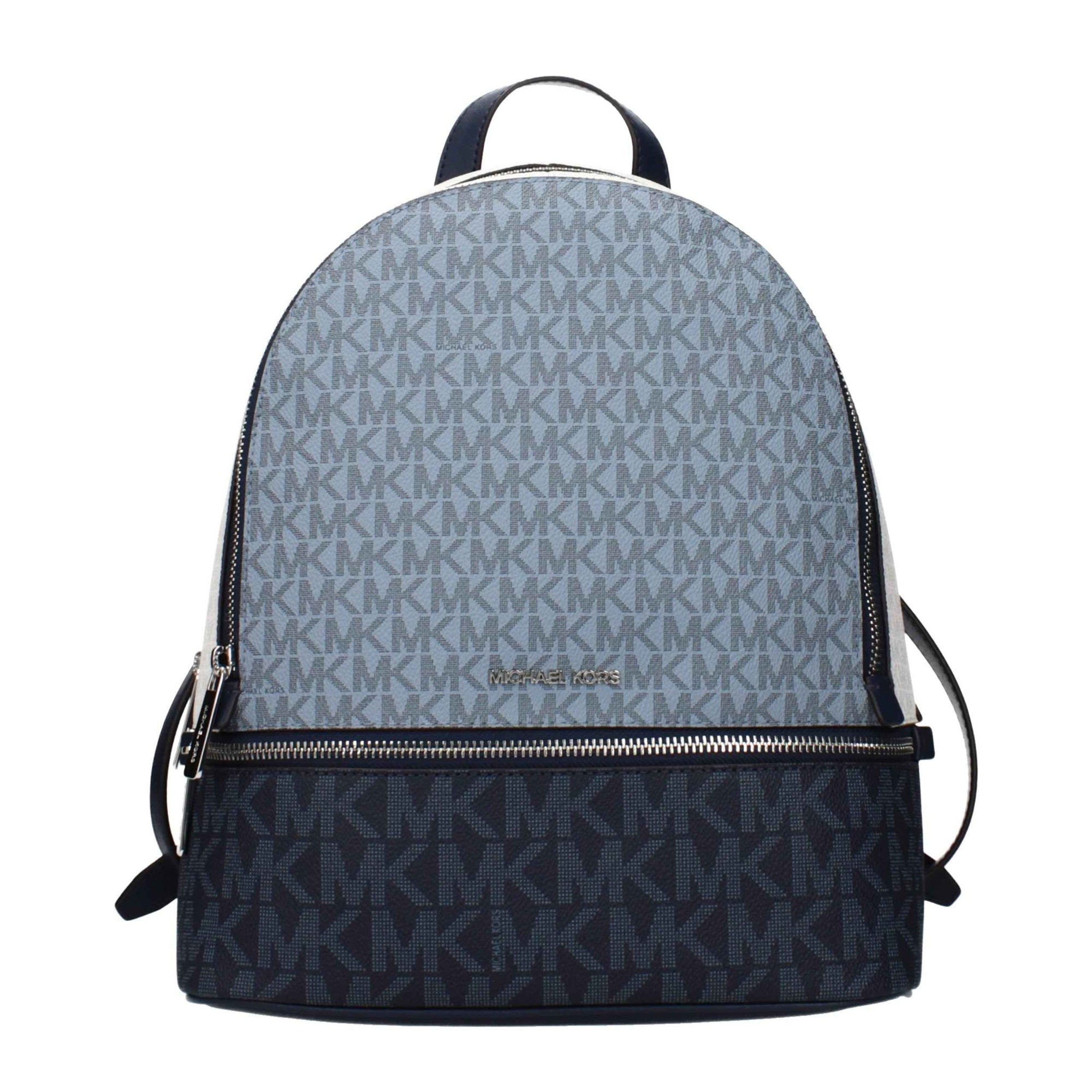 Michael Kors Blue Fabric Backpack