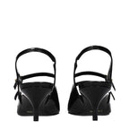 Celine Black Leather Sandals