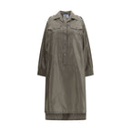 Prada Bicolor Silk Casual Dress
