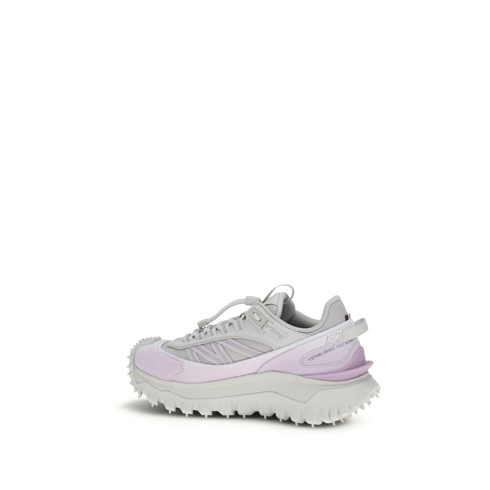 Moncler Purple Polyamide Athletic Sneakers