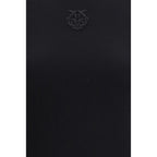 PINKO Black Cotton T-Shirt