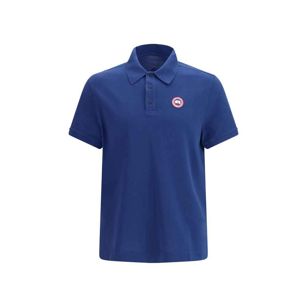 Canada Goose Blue Cotton Polo Shirt